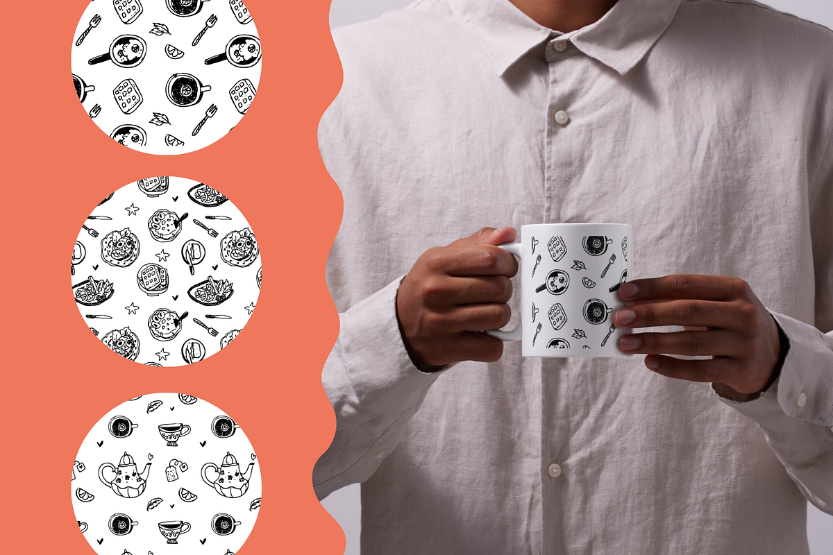 Hand Drawn Breakfast & Tea Clipart, a Decorative Illustration by Heartwarming Art (Photo 7 of 10)