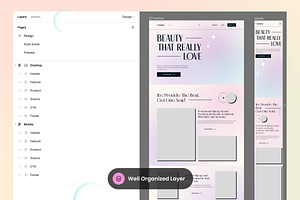 Skincare And Beauty Landing Page