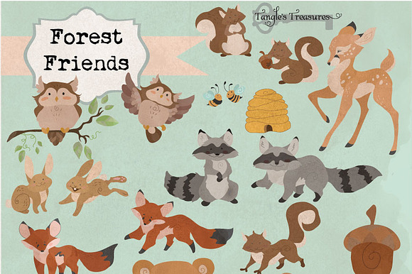 Watercolor Animals