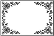 Elegant Floral Border Vector Set, an Illustration by Gfx_Store (Thumbnail 9 of 9)