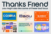 Hanno Mid Century Modern Sans Serif, a Sans Serif Font by That That Creative (Thumbnail 12 of 12)
