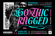 Gothic Ragged Typeface, a Blackletter Font by alit design (Thumbnail 1 of 20)
