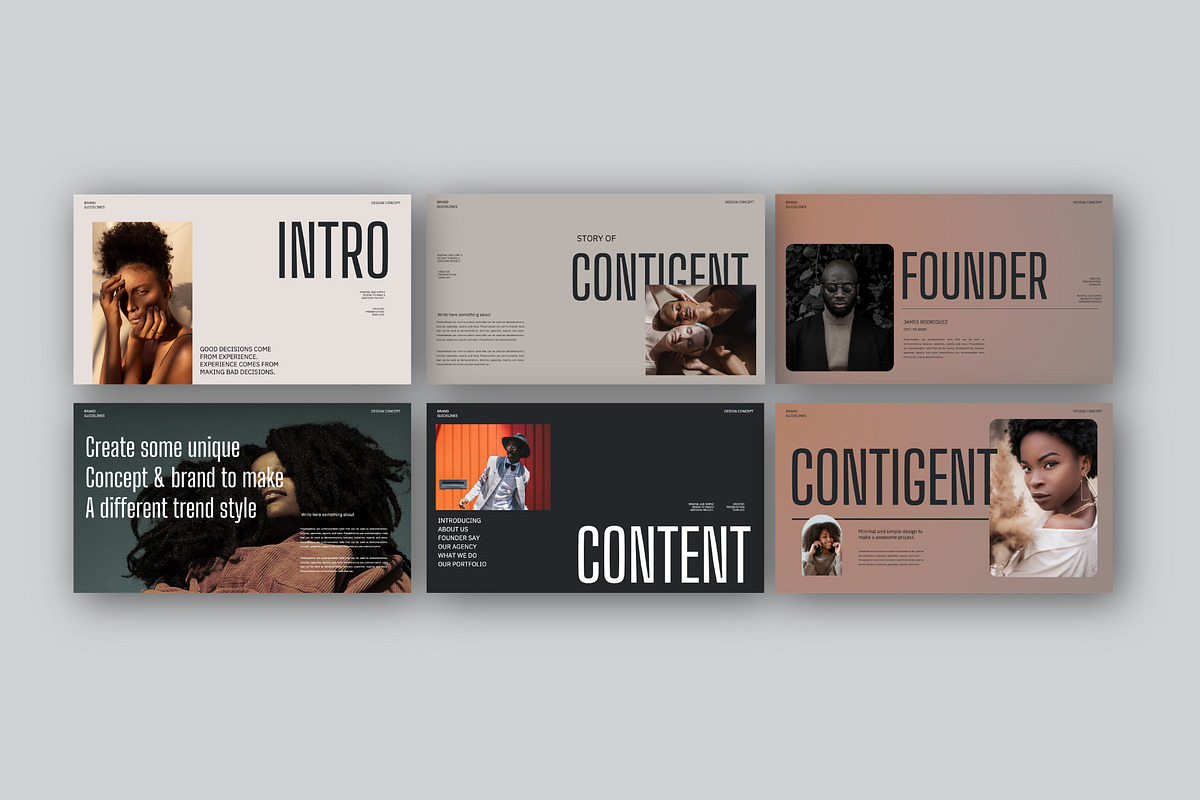 Contigent Brand Urban Google Slides, a Presentation Template by Putra Khan (Photo 10 of 13)