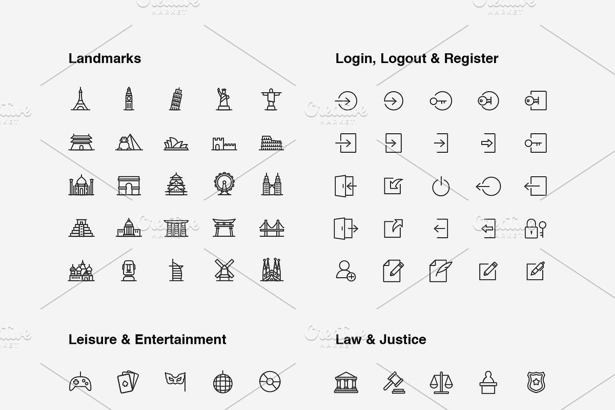 Ultimate Line Icons Pack, an Outline Icon by Graphic Pear (Photo 11 of 22)