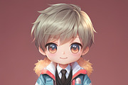 Procreate Chibi Male Clothes Stamps, a Brush Add-On by OneBerryCreations (Thumbnail 2 of 9)