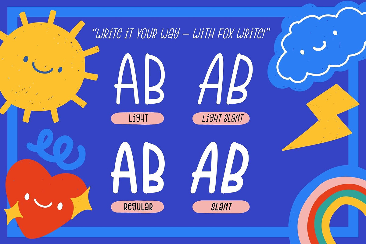 Fox Write Font, a Handwritten Font by Fox7 By Rattana (Photo 2 of 14)