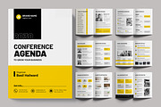 Conference Agenda Design Template, a Brochure Template by ContestDesign (Thumbnail 1 of 3)