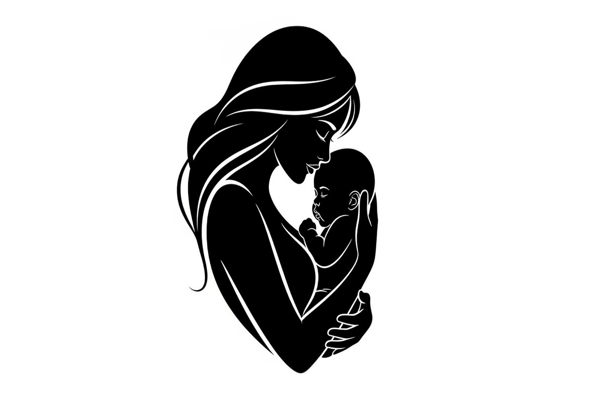 50 Mother and Baby Silhouette Bundle, an Illustration by Creativeshirt (Photo 33 of 48)
