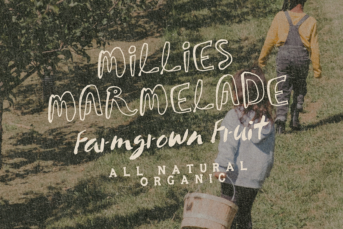 Artistic Handwritten Signage Fonts, a Handwritten Font by Laras Wonderland (Photo 6 of 12)