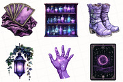 Witchy Vibe Sublimation Clipart, an Illustration by OK Design (Thumbnail 3 of 5)