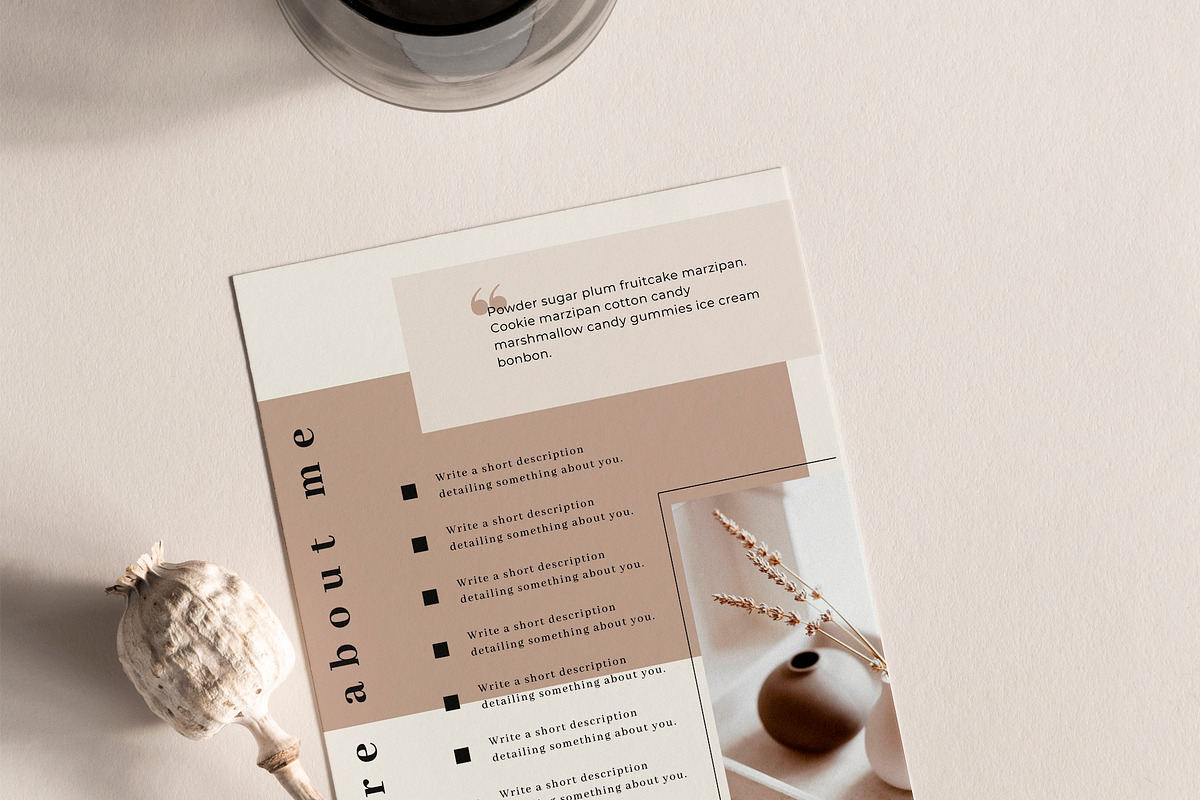 Media Kit Canva Template | DAHLIA, a Brochure Template by Studio Next (Photo 3 of 9)