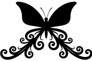 Elegant Butterfly Silhouette, an Object Graphic by Designer_Momina (Thumbnail 9 of 18)