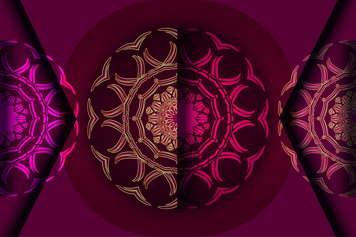 Mandala Luxury Ethnic Vector Bundle, a Background Graphic by NJ Himel (Photo 42 of 93)
