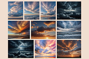 60 Cloud Stock Images/Photo Bundle 1, a Nature Photo by One Pixel (Thumbnail 2 of 2)