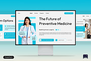 Medical Clinic Pitch Deck, a Presentation Template by Claymoon Lab (Thumbnail 1 of 7)