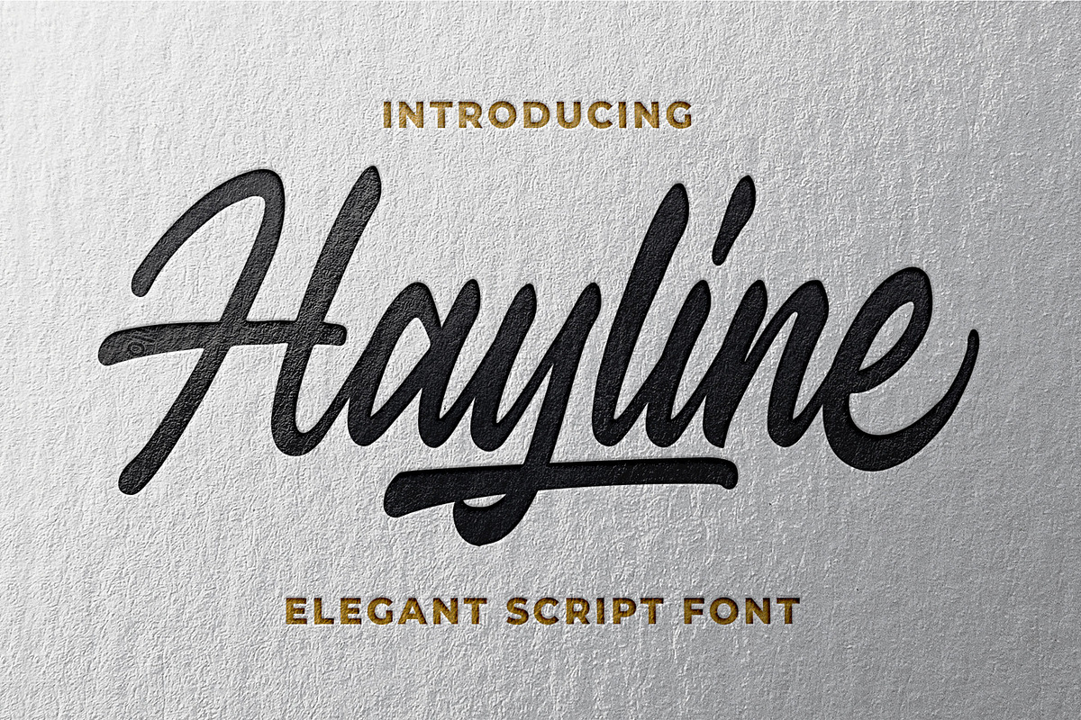 Hayline - Elegant Script Font