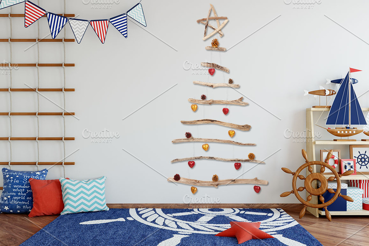 Driftwood Christmas tree, an Object Graphic by Ernesto Solla (Photo 2 of 2)