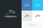 Washing Logo Design Template, a Branding & Logo Template by Dipak Dheer (Thumbnail 2 of 6)