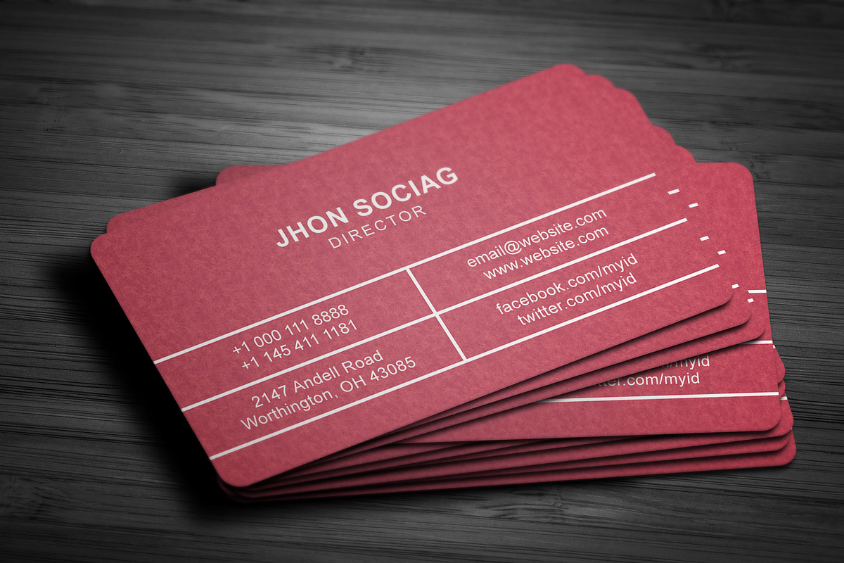 Simple Watercolor Business Cards, a Business Card Template by Galaxiya (Photo 2 of 6)