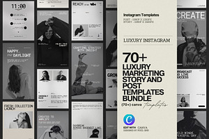 Marketing Post & Story Canva Kit, a Social Media Template by Pixel Grid
