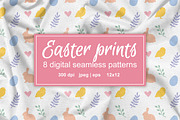 Easter seamless patterns set, a Pattern Graphic by Swetsol (Thumbnail 1 of 7)