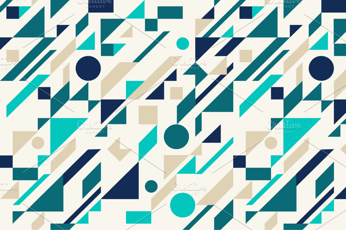 Color geometric patterns preview 2