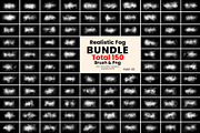 150 Photoshop Fog Brush & Png Bundle, a Brush Add-On by MRI STUDIO (Thumbnail 1 of 21)