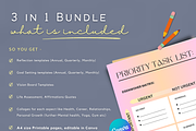 2025 Vision Board Kit Printable, a Card Template by Climbwithelevator (Thumbnail 9 of 10)