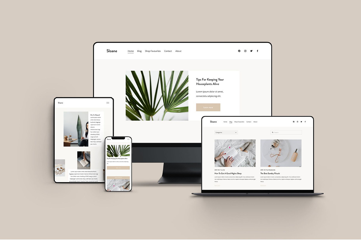 Minimal Squarespace 7.1 Template, a Squarespace Template by Forth and Wild (Photo 1 of 9)