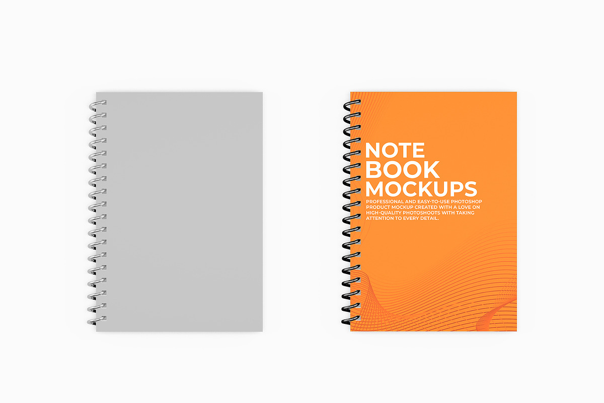 Spiral Notebook Mockup, a Product Mockup by GraphicsPixel (Photo 3 of 3)