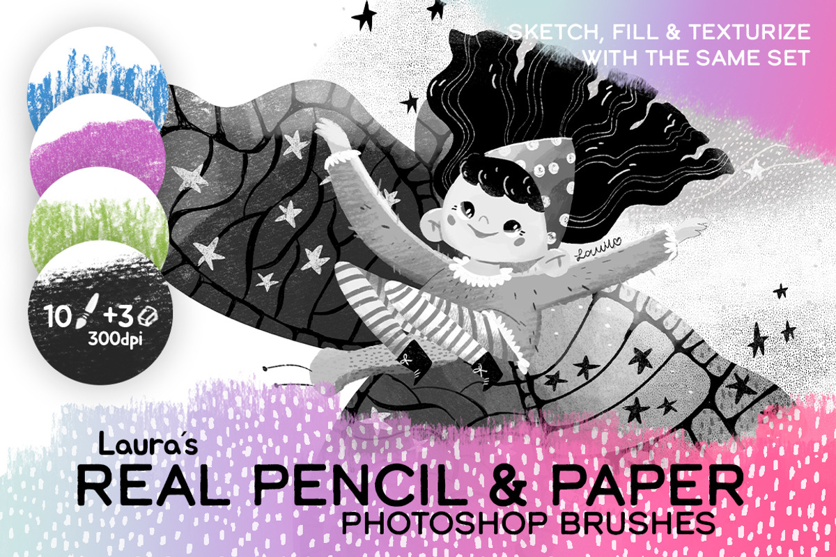Real Pencil ABR brushes, a Brush Add-On by Pencil Bop (Photo 1 of 4)