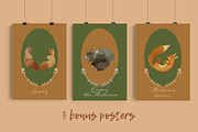 forest animals watercolor, a Pattern Graphic by watercolor kamill (Thumbnail 8 of 12)