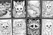 50 Baby Animals Coloring Pages, a Marketing Template by Blue Digital Studio (Thumbnail 3 of 3)