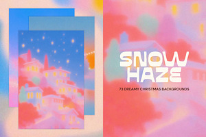 Snow Haze: 73 Christmas Backgrounds, a Background Graphic by Veyla
