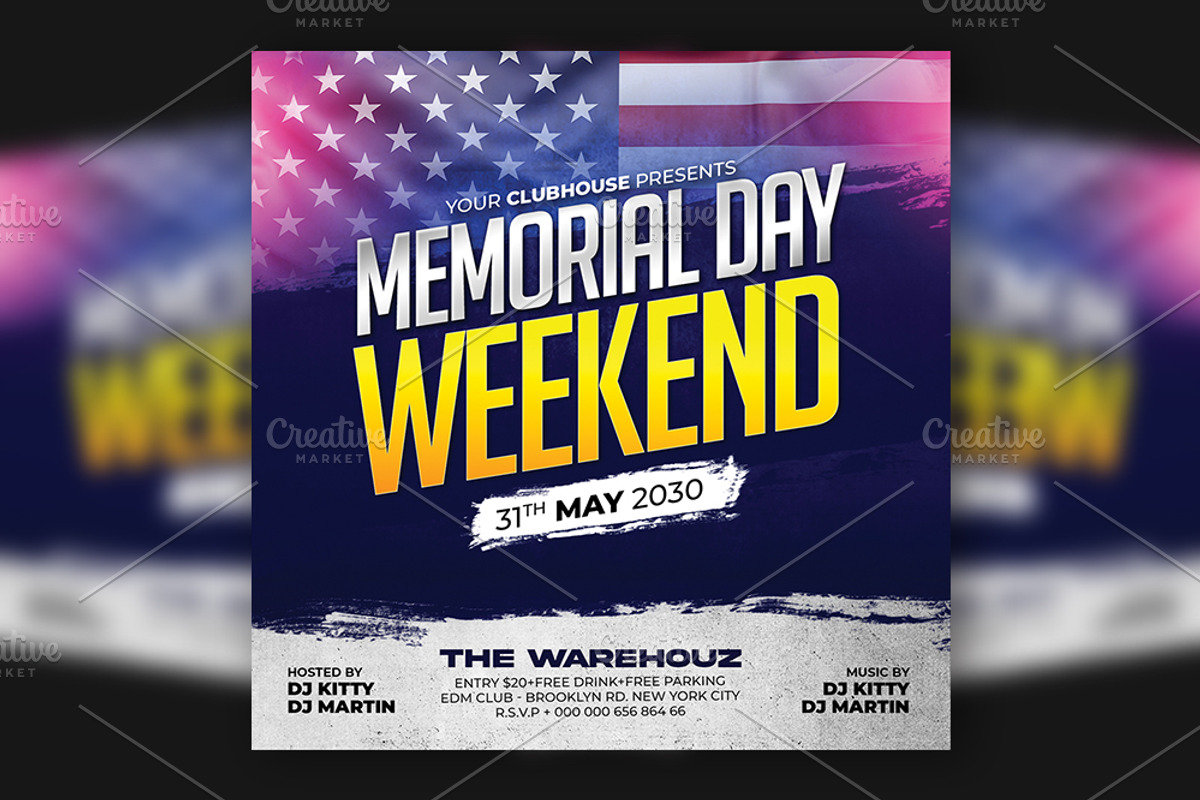 Memorial Day Flyer, a Flyer Template by Artonix (Photo 1 of 4)