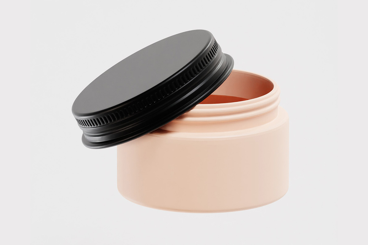 Cream jar 3d model 03, an Object 3D Model by fahad121 (Photo 1 of 6)