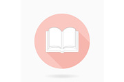 Fine Vector Flat Icon With Book, an Outline Icon by FineArtStudio (Thumbnail 1 of 3)