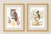 Mystic Autumn Halloween Ornaments, an Object Graphic by Christine Krahl (Thumbnail 5 of 8)