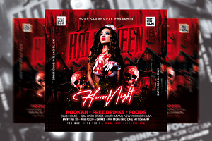 Halloween Party Flyer, a Flyer Template by MithilaCreation
