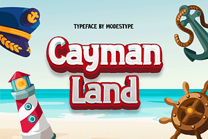 Cayman Land - Oceana Gaming Font