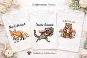 Grumpy Woodland Hygge Sublimation, a Decorative Illustration by Artnoy (Thumbnail 5 of 18)