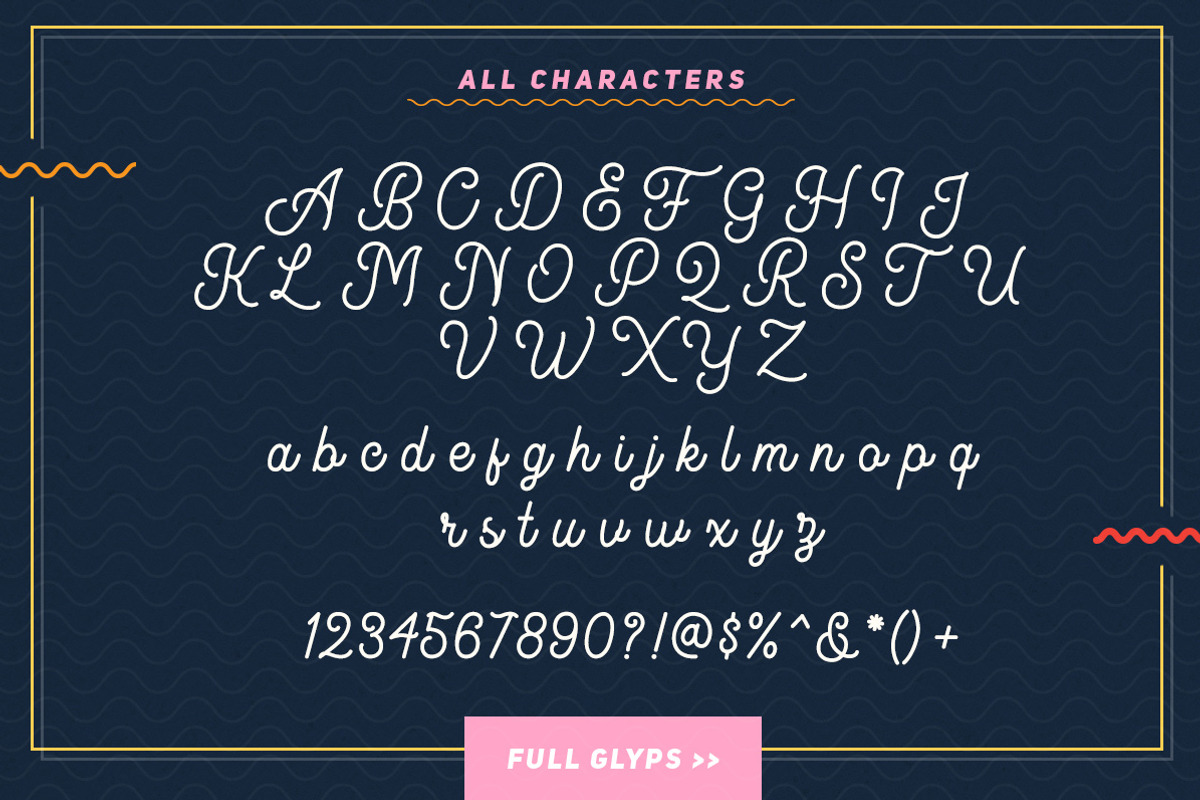 Kingbirds - 6 Styles Monoline Script, a Script Font by Letterhend Studio (Photo 9 of 9)