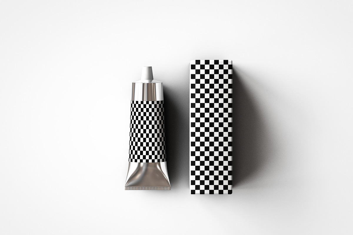 Aluminium Plastic Tube Mock-Up, a Packaging Mockup by TSOBG (Photo 16 of 16)