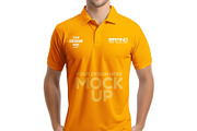 Polo Shirt Mockup, a Shirt Mockup by Designbuys (Thumbnail 3 of 9)