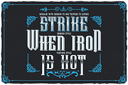Stainless Steel Vintage Layered Font, a Serif Font by JumboDesign (Thumbnail 4 of 5)