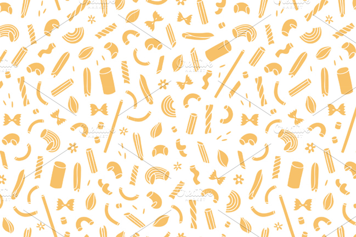 Pasta, a Pattern Graphic by Stolenpencil
