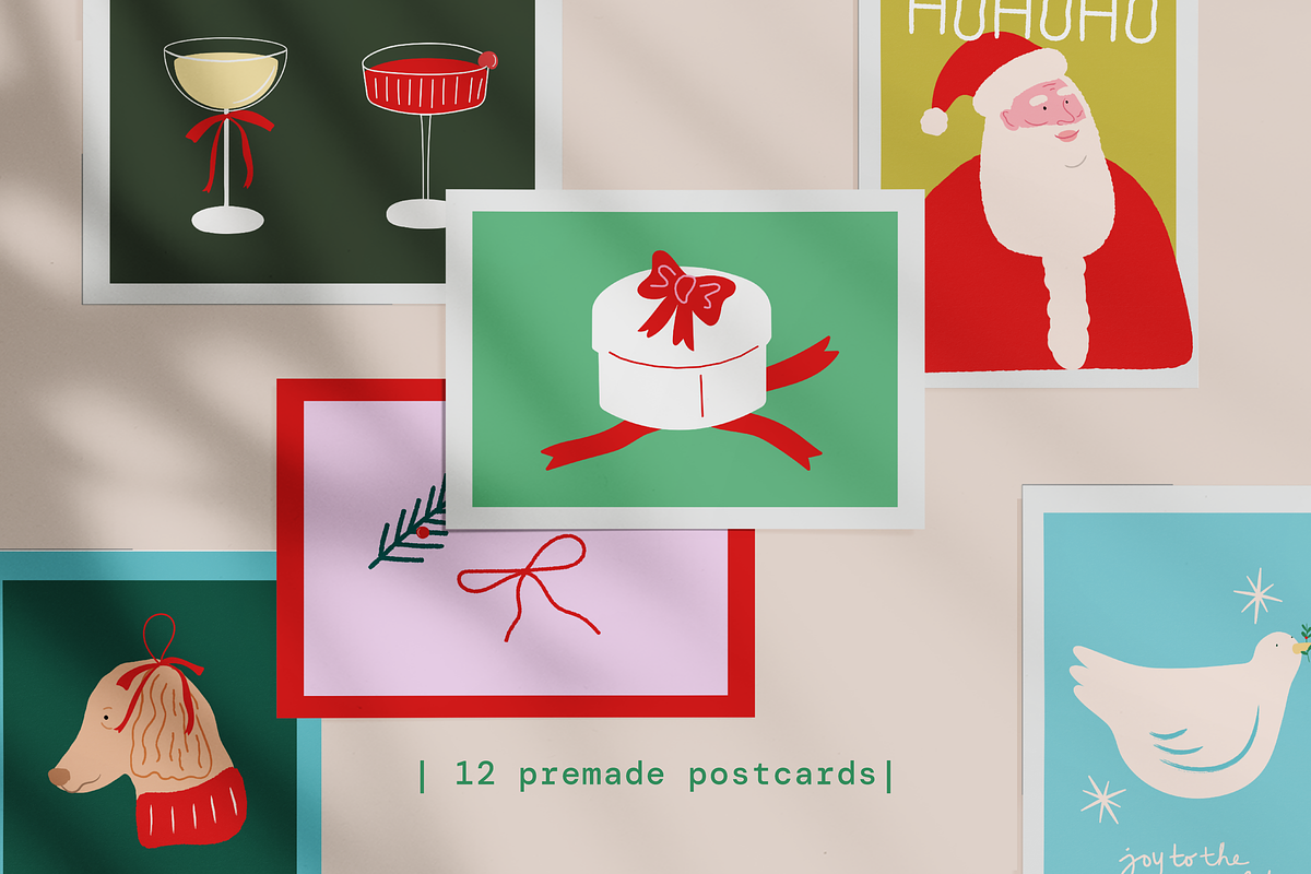 Holiday Joy Christmas Collection, a Seasonal Illustration by Seiju Park (Photo 4 of 7)