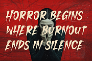 Danger Burnout - Horror Movie Font, a Font by PutraCetol Studio (Thumbnail 3 of 5)