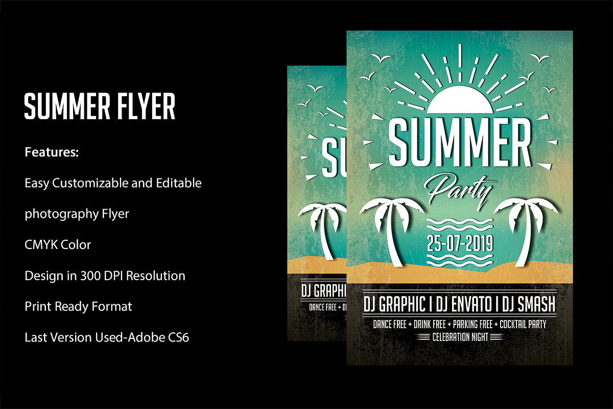Summer Flyer, a Flyer Template by VaaniDesigns (Photo 2 of 2)