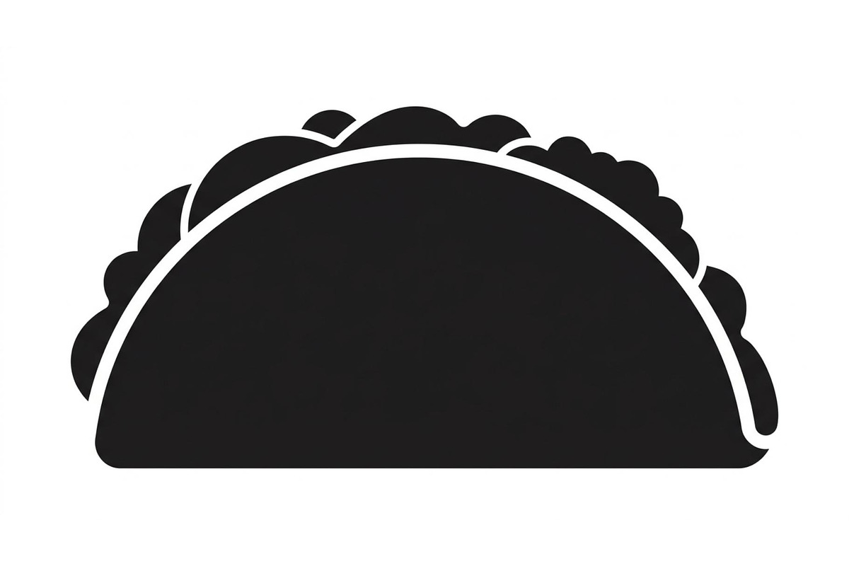 Tasty Taco Silhouette Collection, an Object Graphic by Designs_River (Photo 3 of 3)